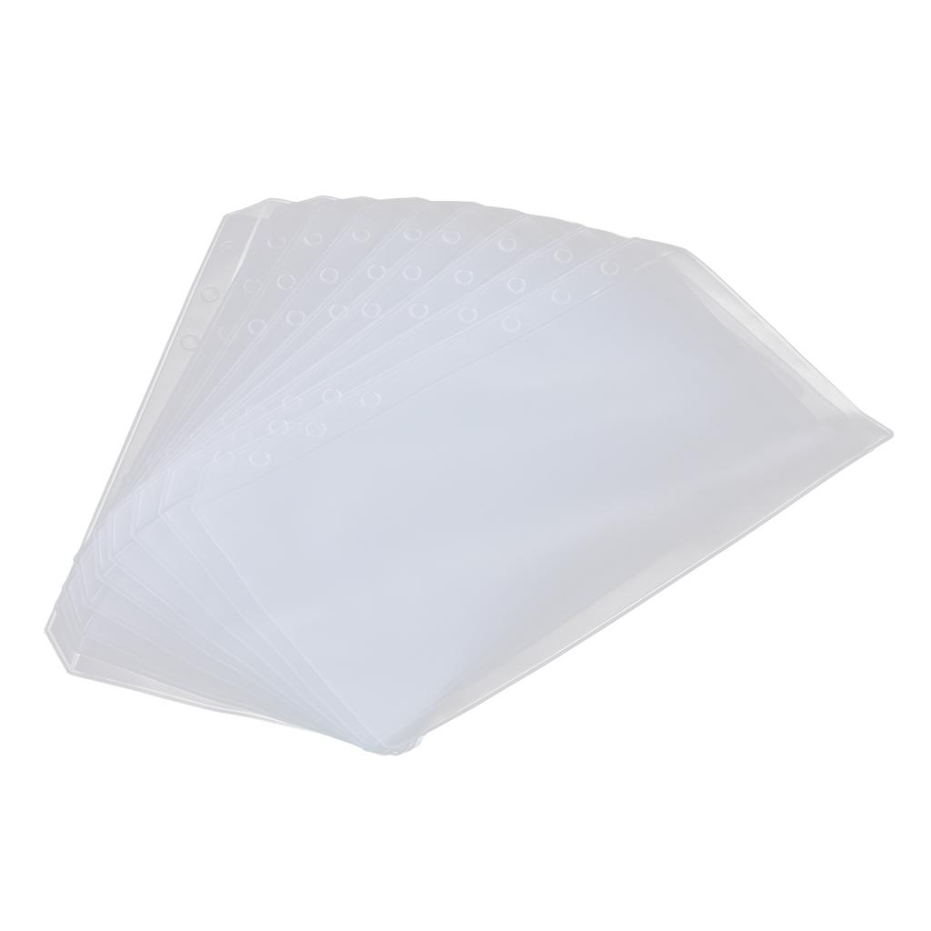 2x10 Binder Pockets 6 Holes Notebook Binder Loose Leaf Bag A6 1