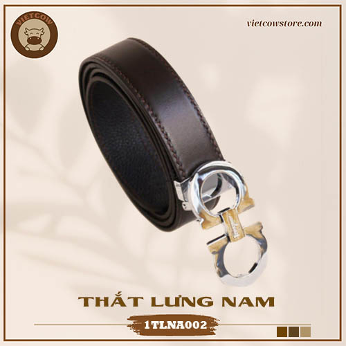 Thắt Lưng Nam Da Bò Nappa, Thắt Lưng Nam Thời Trang VietCow _1TLNA002