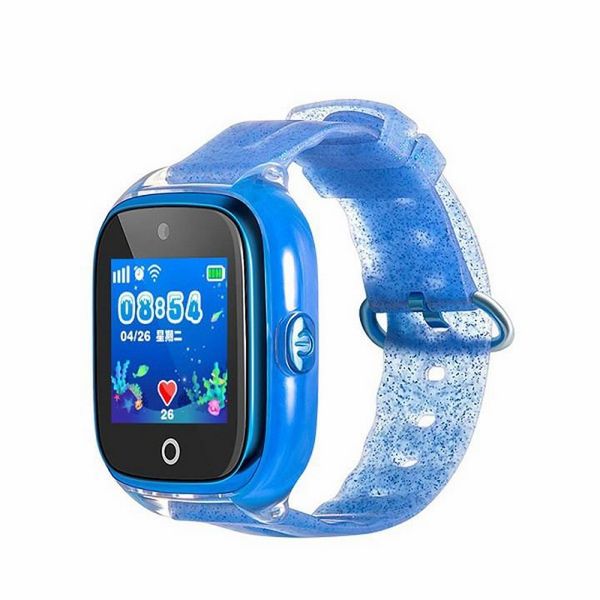 Đồng hồ định vị trẻ em chống nước Wonlex KT01 (GPS, WIFI, LBS) có rung, camera (Xanh) - Hàng chính hãng