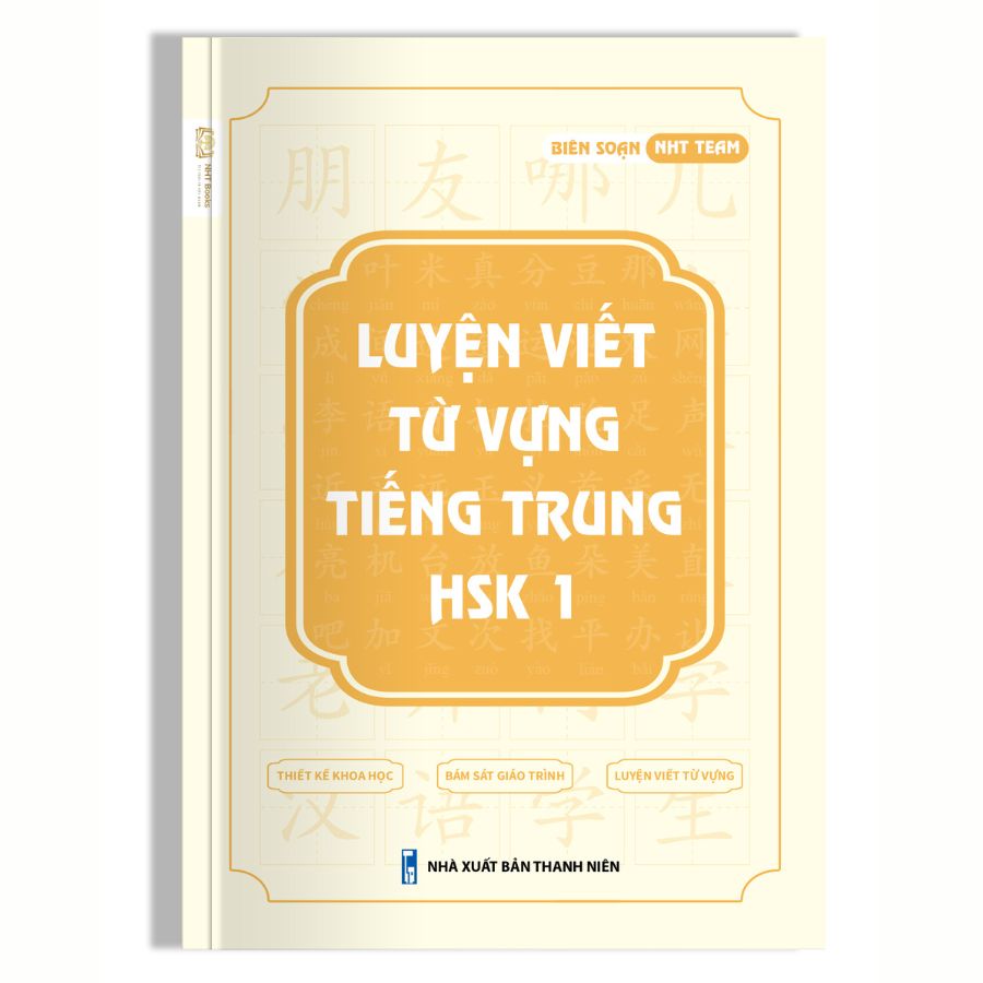 Combo 3 Vở Luyện Viết Từ Vựng Tiếng Trung HSK 1 2 3 NHT Books - Luyện viết tiếng Trung cơ bản cho người mới bắt đầu