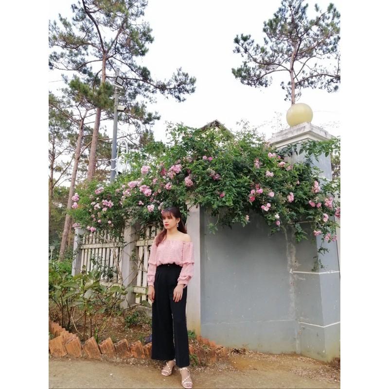 Quần sớ - Quần ống rộng khoá kéo bên hông