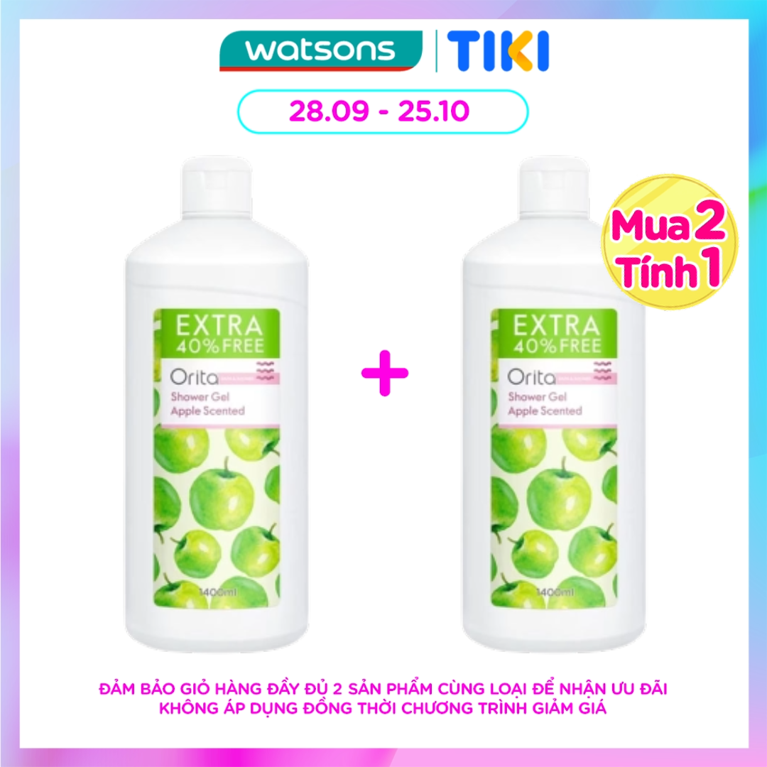 Gel Tắm Orita Apple Scented Shower Gel 1400ml