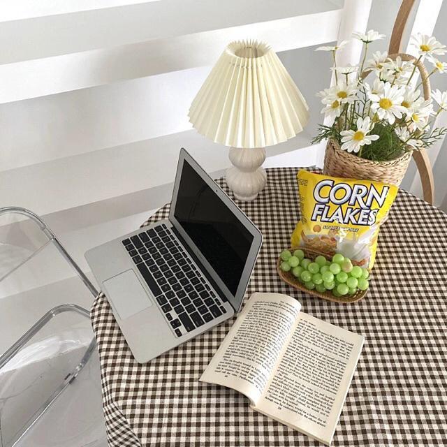 Khăn Trải Bàn Vải Lanh Cotton Sọc Caro Đủ Màu, Thảm Trải Picnic Decor Vintage