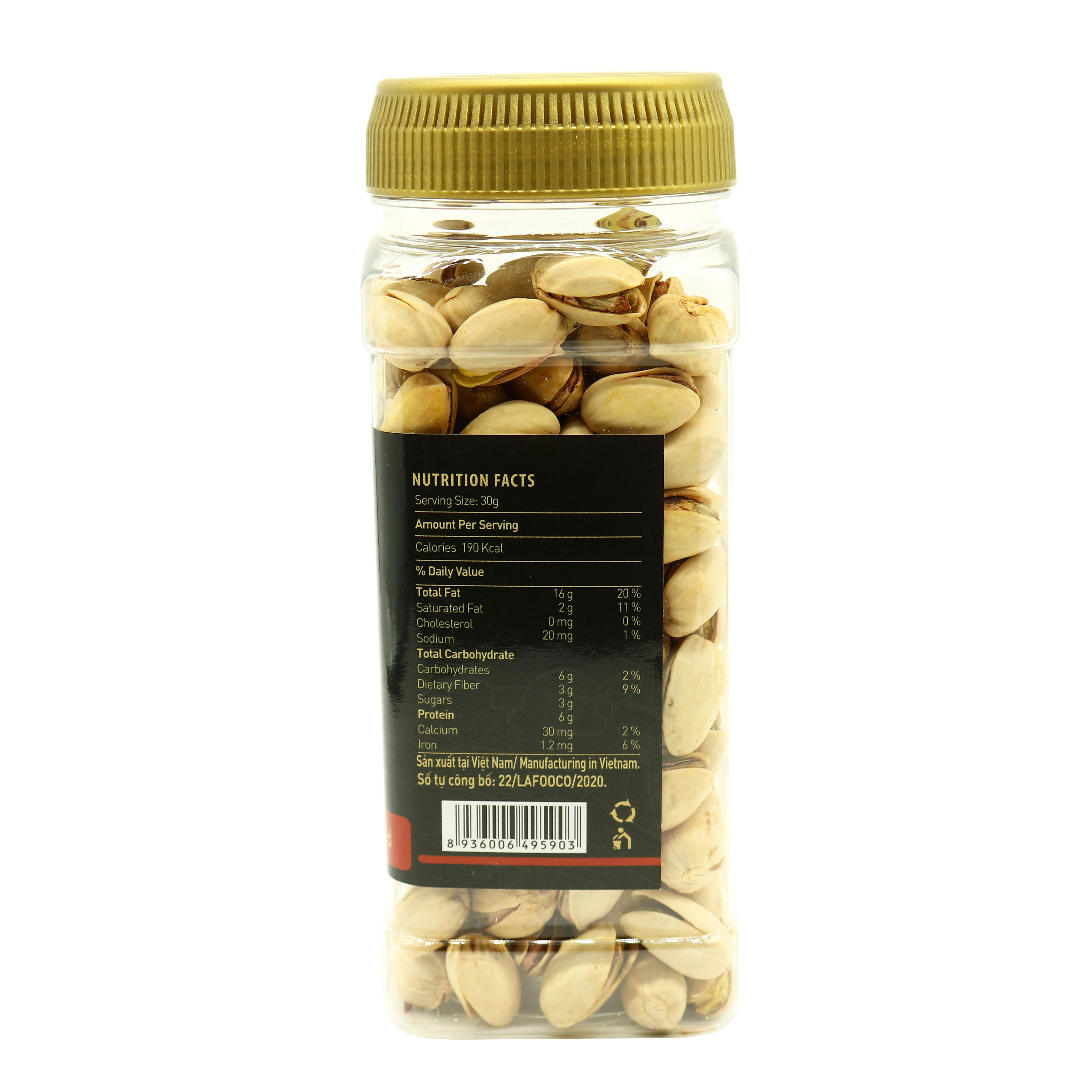 Hạt Dẻ Cười Sấy Muối Lafooco 220g