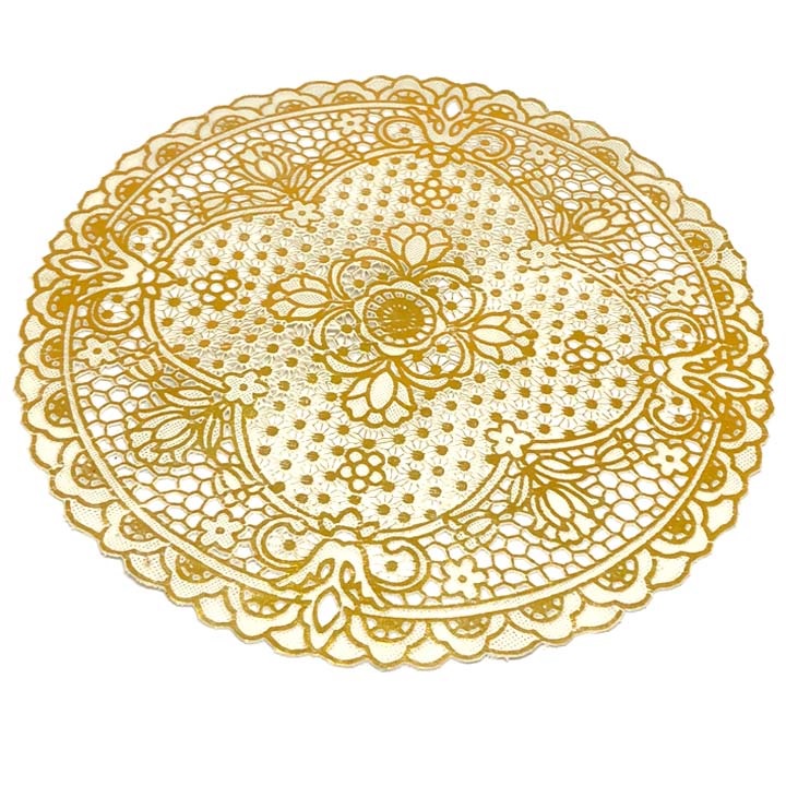 Tấm lót bàn ăn, lót lọ hoa, placemat, nhựa dẻo màu  vàng, xinh, rẻ, tiện lợi