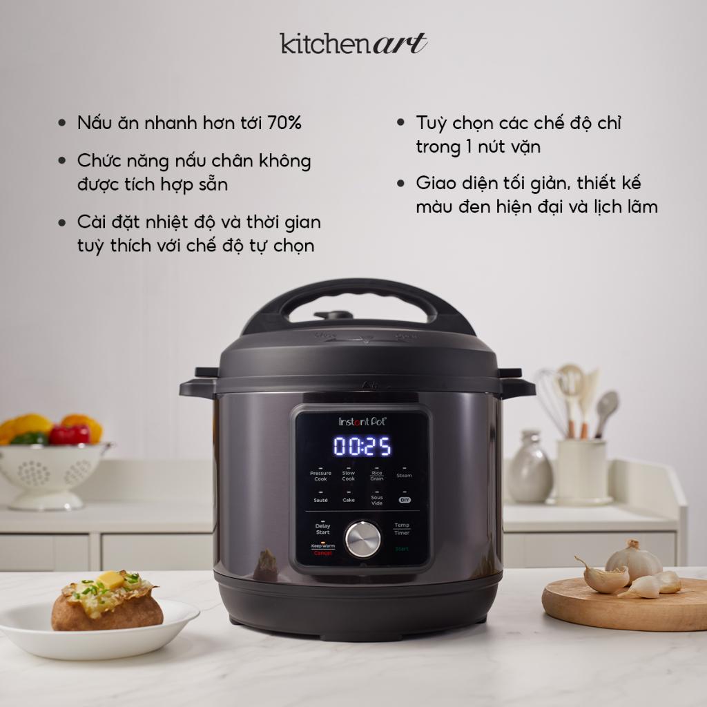 Nồi áp suất điện đa năng INSTANT POT ESSENTIAL 60 9in1, dung tích 5.7L, Bảo hành 12 tháng