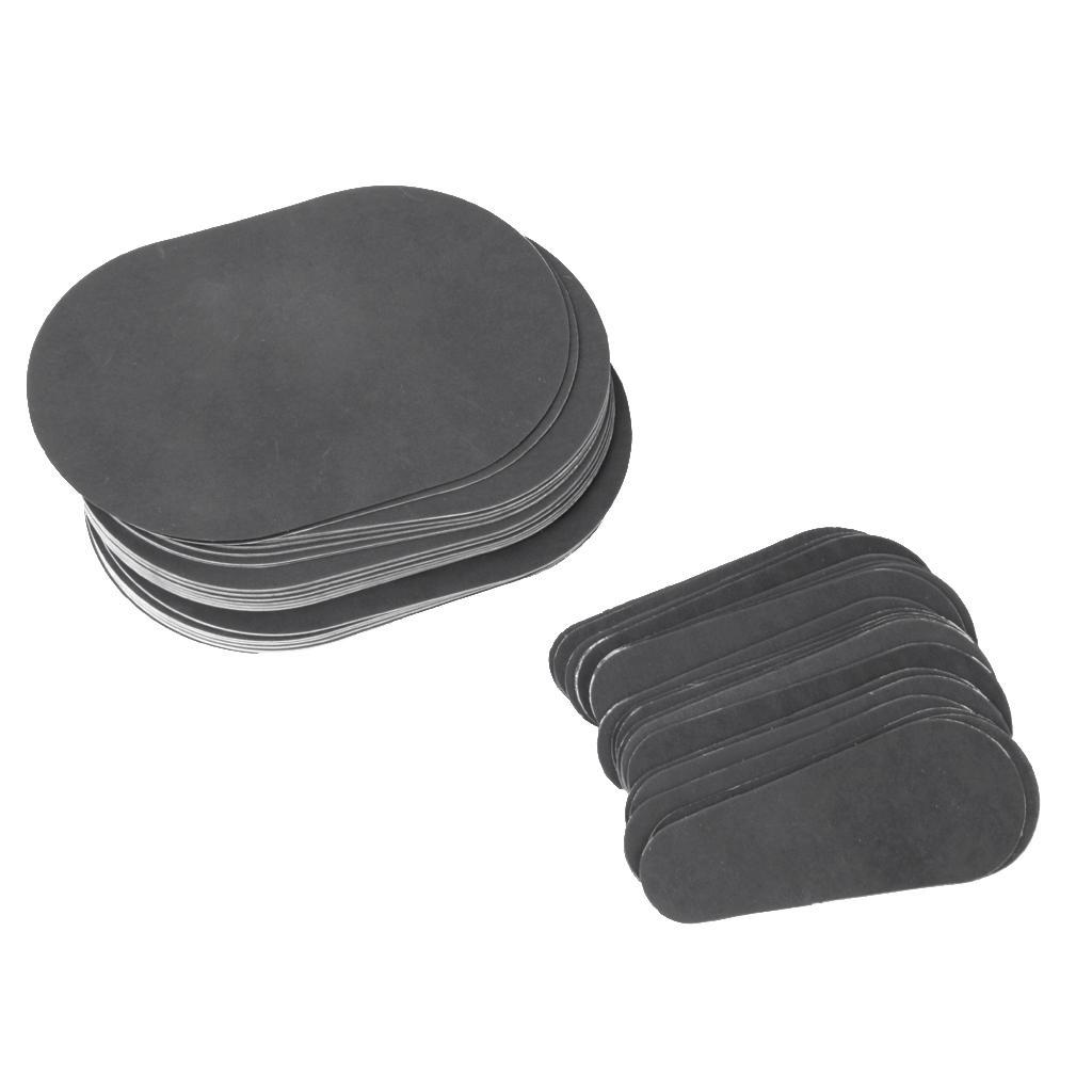 3X 80Pcs Exfoliator Pads Replacement Smooth Legs Arm Painless Away Hair Remover