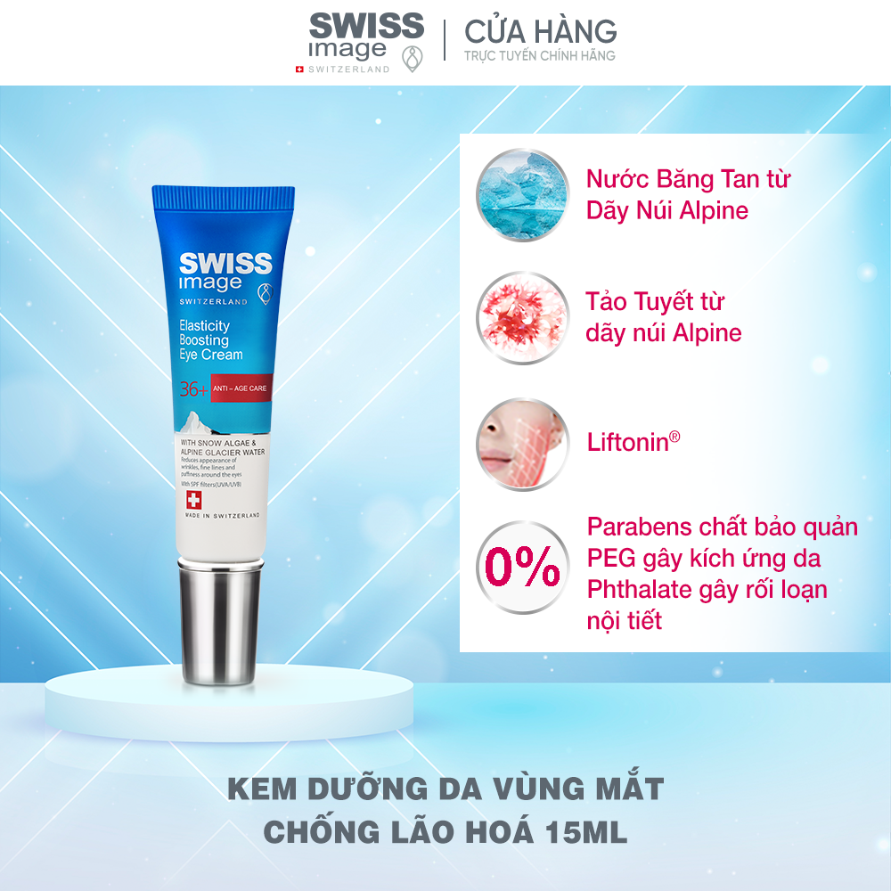 Kem Dưỡng Da Vùng Mắt Chống Lão Hoá Swiss Image 36+ Elasticity Boosting Eye Cream 15ml