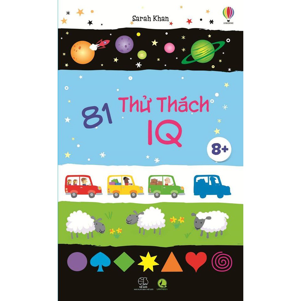 Sách 81 thử thách iq và 97 thử thách cùng con số phát triển tư duy iq cho bé - bộ 2 cuốn,in màu ( 6 - 13 tuổi )