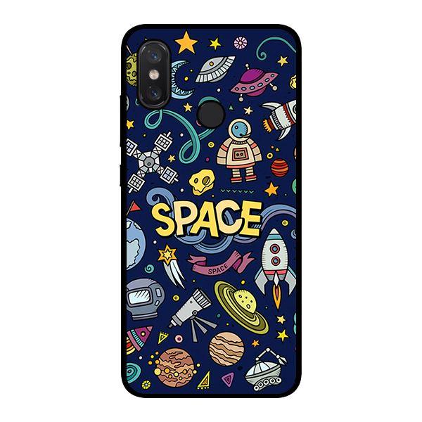 Ốp lưng dành cho điện thoại Xiaomi Mi A2 Họa Tiết Vũ Trụ