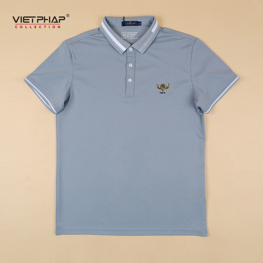 Áo Thun Polo Nam Cao Cấp VIỆT PHÁP / Form Basic - Chất liệu cotton co dãn thấm hút mồ hồi tốt 68802