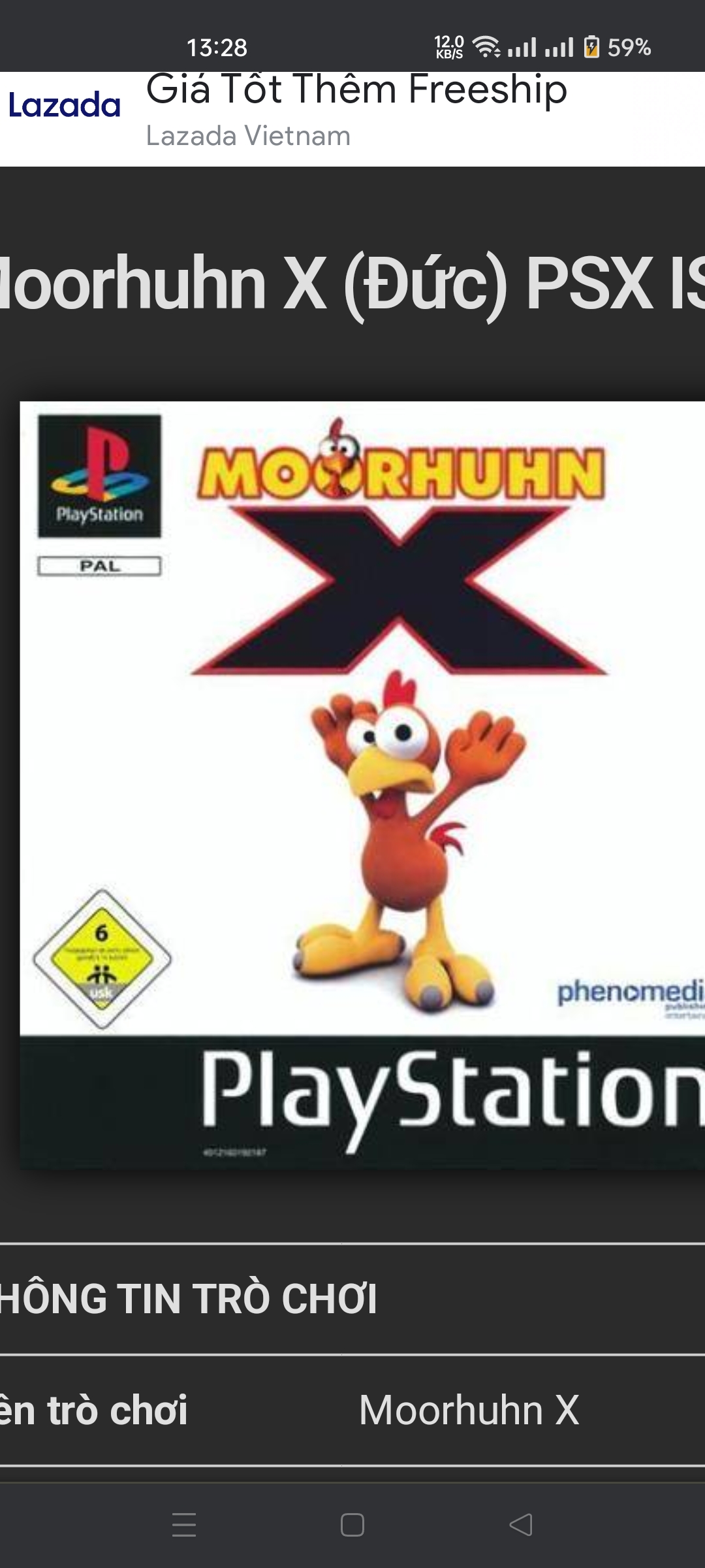 Game ps1 moorhuhn 2 ( Game bắn gà )