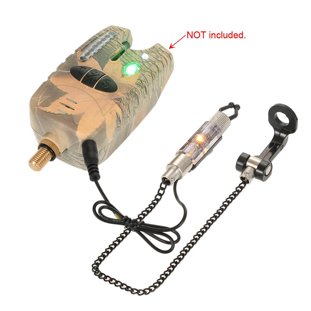 Dây câu cá bằng sắt có đèn led báo động khi cá cắn câu