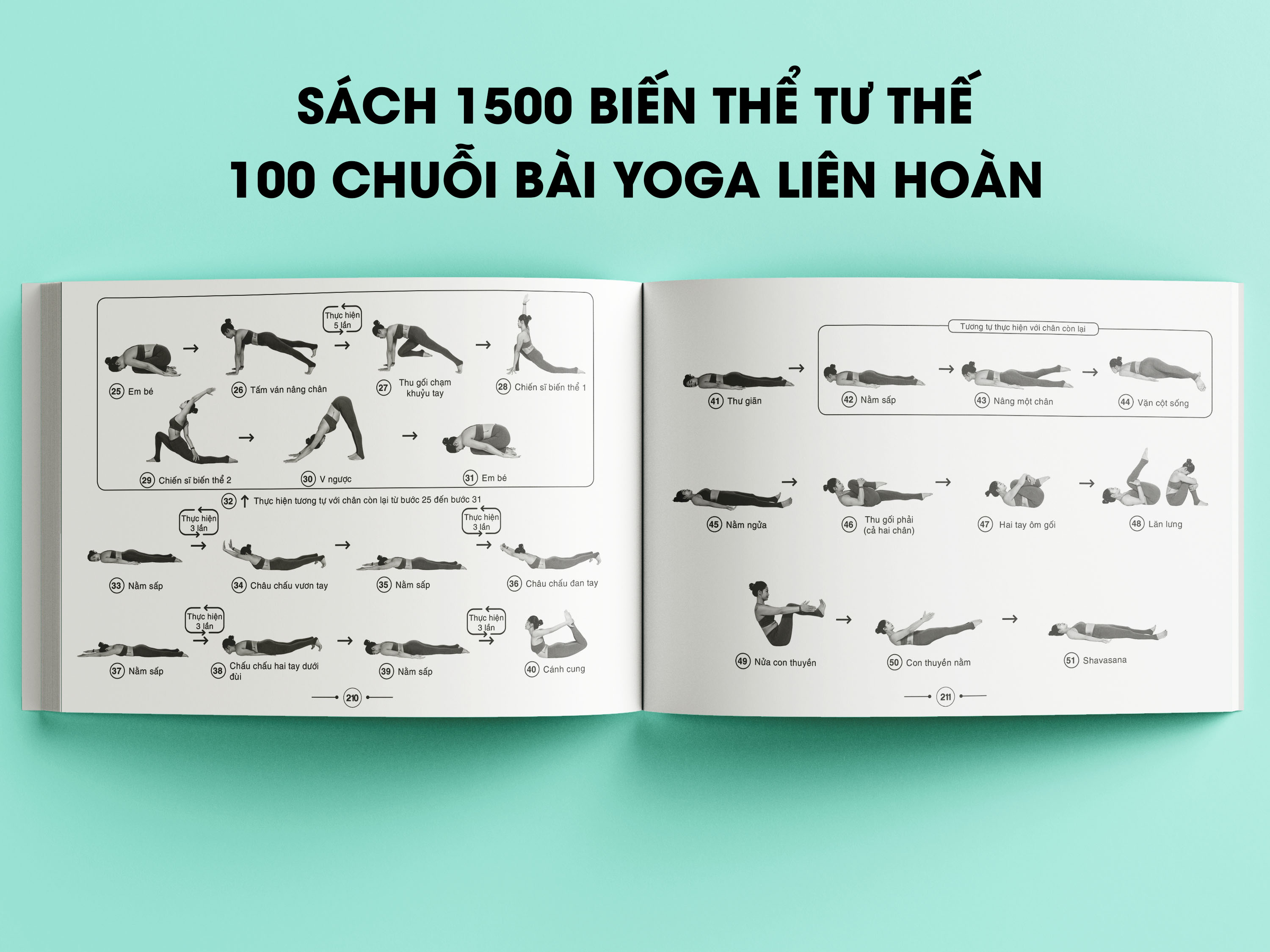 Bộ sách cho Giáo viên Yoga cơ bản: Hướng dẫn khởi động & 200 tư thế Yoga + Giáo án giảng dạy Yoga trị liệu + Hệ thống 1500 biến thể & 100 chuỗi bài Yoga liên hoàn + Những bài dẫn thiền hay dành cho giáo viên Yoga