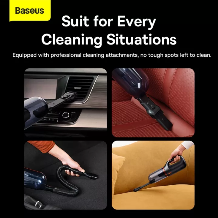 Máy hút bụi cầm tay Baseus A7 Cordless Car Vacuum Cleaner 6000Pa (78W-2000mAh)-hàng chính hãng
