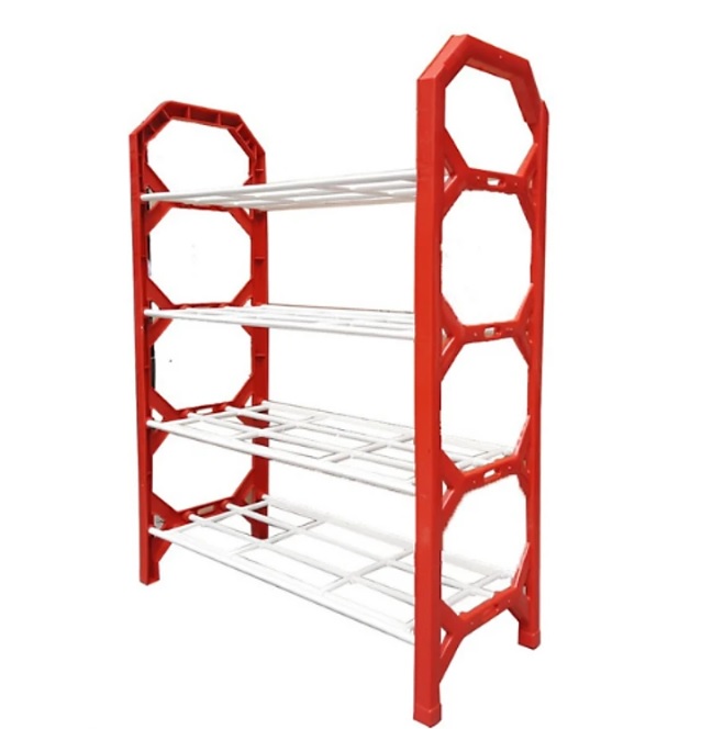 Kệ Để Giày Dép 4 Tầng Bằng Nhựa Có Thể Gấp Gọn- loại 1