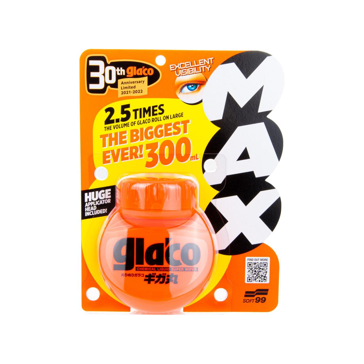 Dung Dịch Phủ Nano Kính Xe Ôtô Cỡ Đại Glaco Roll On Max 10363 Soft99 300ml