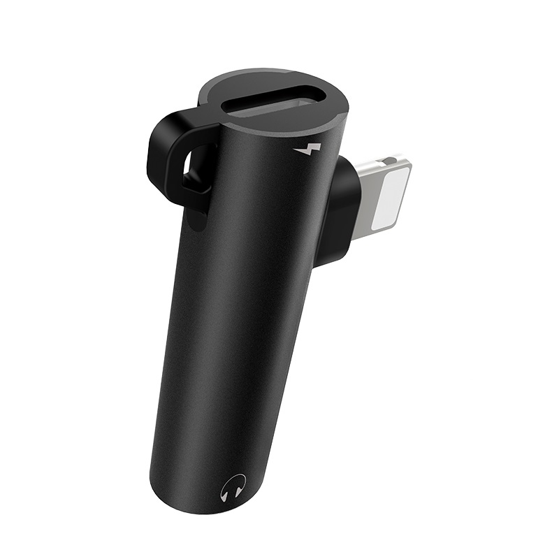 Bộ chuyển đổi Lightning Sang cổng 3.5mm + Lightning Hoco LS21 - Hàng chính Hãng