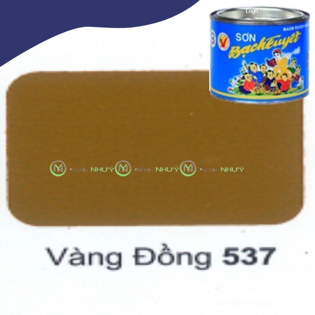 BH  3 năm dành cho` 1 Lon Sơn vàng đồng 537 bảo vệ các bề mặt trước tác động của môi trường chất lượng