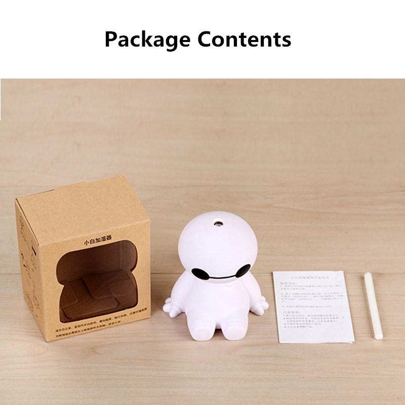 120Ml Hoạt Hình USB Máy Tạo Độ Ẩm Không Khí Cho Gia Đình Siêu Âm Thanh Xe Hơi Phun Sương Tạo Mini Văn Phòng Của Máy Lọc Không Khí