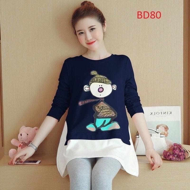 áo bầu công sở-áo bầu thời trang free size 43-68kg