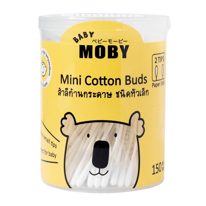 Bông tăm Moby cỡ bông nhỏ 150 chiếc