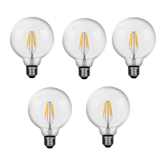 Bộ 5 bóng đèn Led Edison G95 8W đui E27 hàng chính hãng.