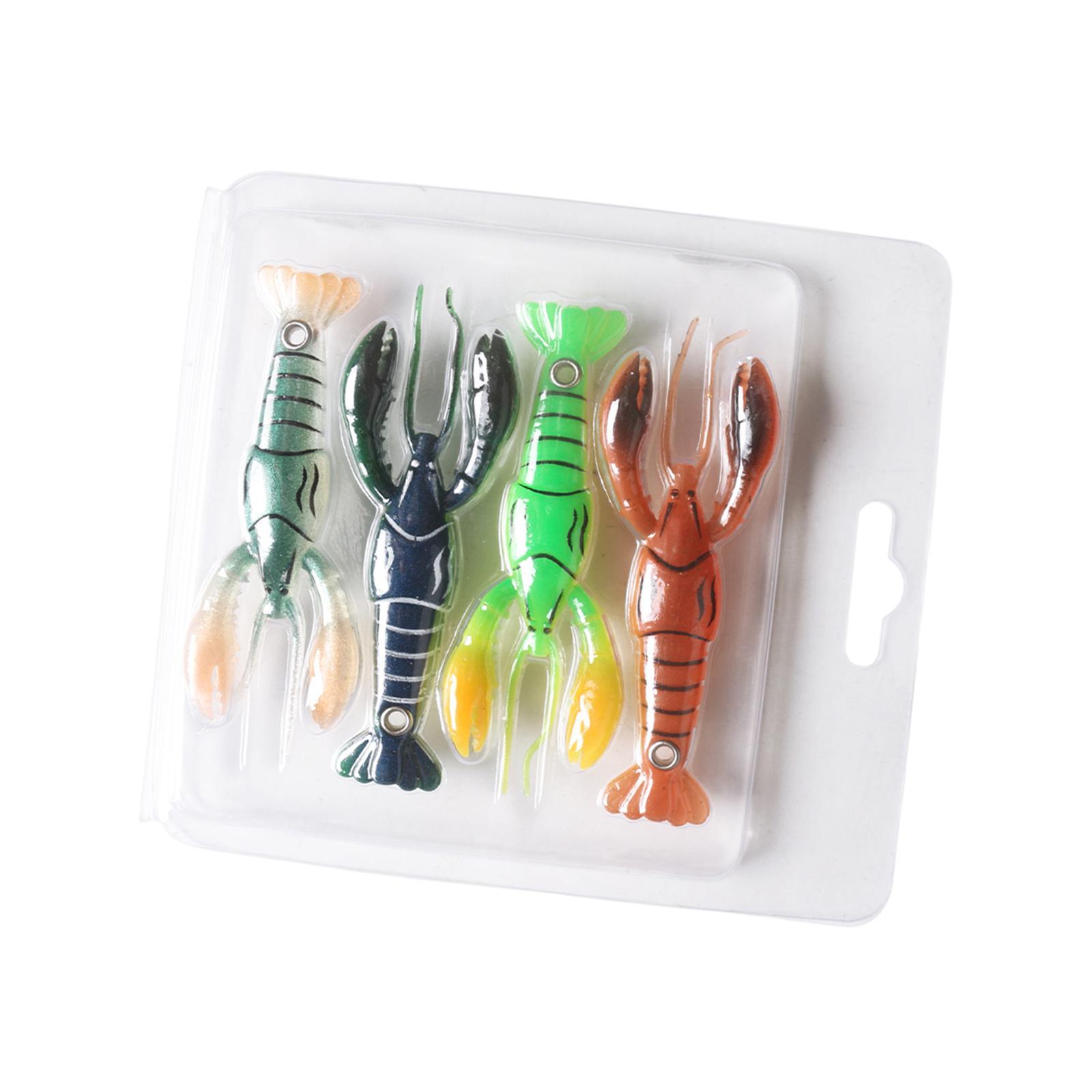 4Pcs Fishing Lures Set Squid Lures Outdoor Octopus  for Salmon Saltwater