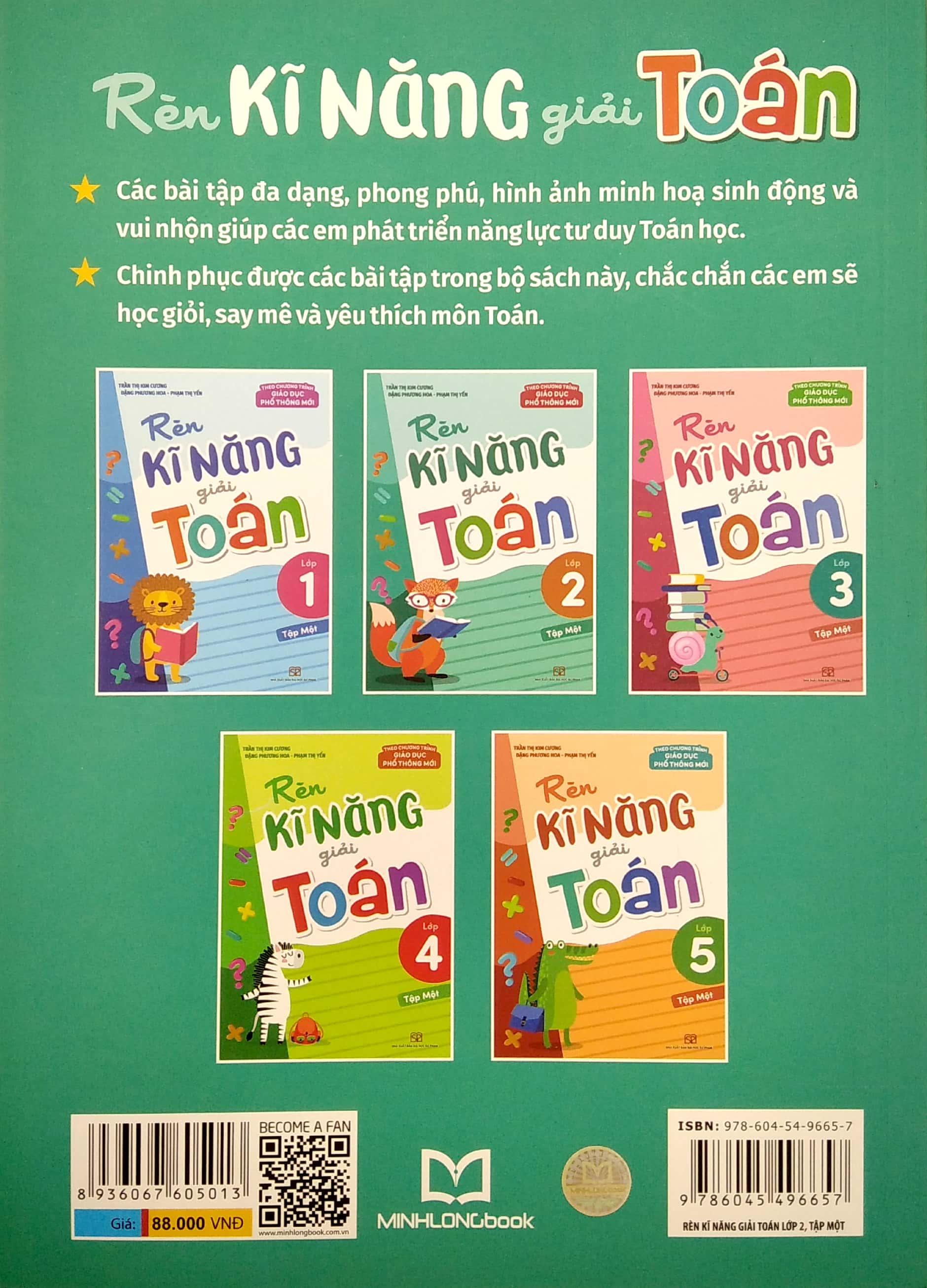 Rèn Kĩ Năng Giải Toán Lớp 2 - Tập 1 (Theo Chương Trình Giáo Dục Phổ Thông Mới)