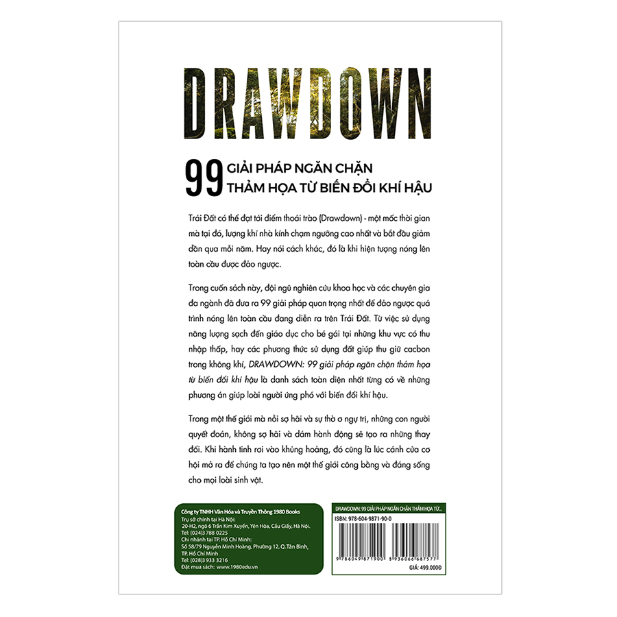 Drawdown - 99 Giải Pháp Ngăn Chặn Thảm Họa Từ Biến Đổi Khí Hậu