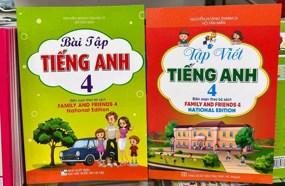 Combo Bài Tập Tiếng Anh 4 + Tập Viết Tiếng Anh 4 Biên Soạn Theo Bộ Sách Family And Friends 4 National Edition) - HA