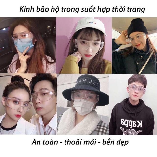 Kính hot trend bản to UNISEX siêu chất kính chống bụi gió bảo hộ