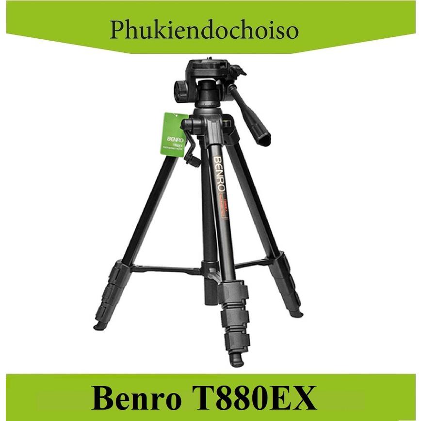 Chân máy ảnh Benro t880 EX + Kẹp điện thoại - Hàng Chính Hãng