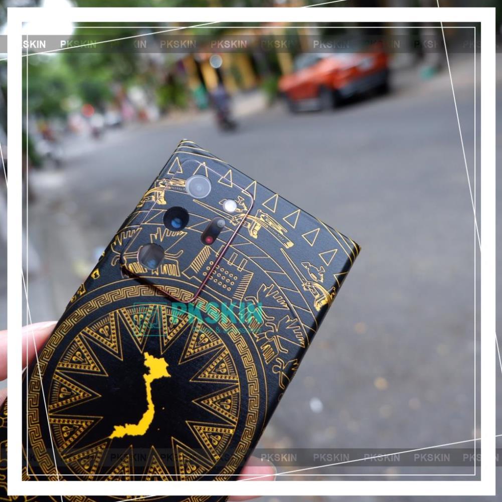 Miếng dán skin dành cho Note 20 ultra,S21 ultra,S22 ,S22 plus ,S22 ultra ,Note 10,Note 10 plus trống đồng