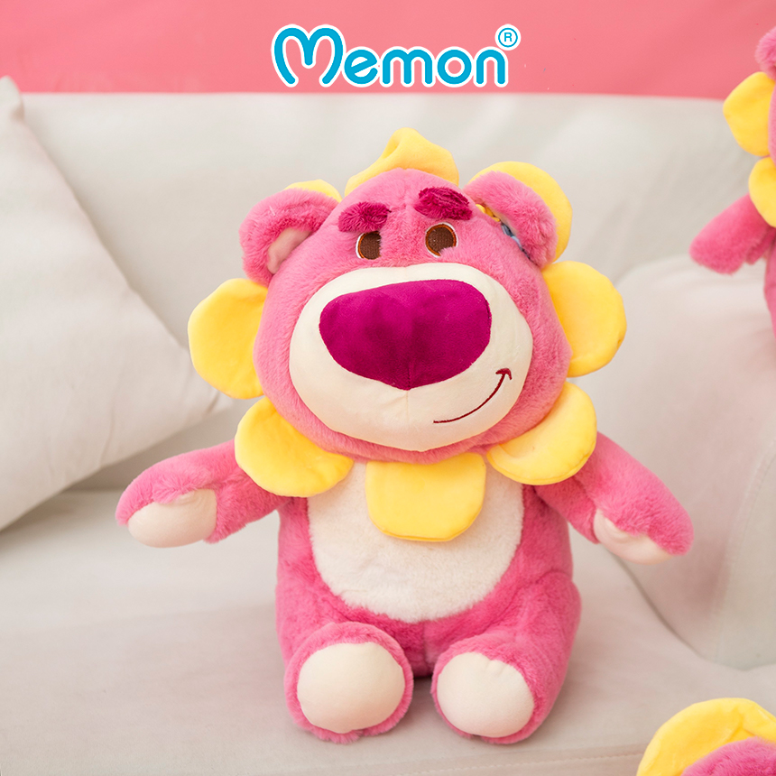 Gấu Bông Lotso Hugging Bear Mặt Hoa 35cm-50cm Cao Cấp Memon