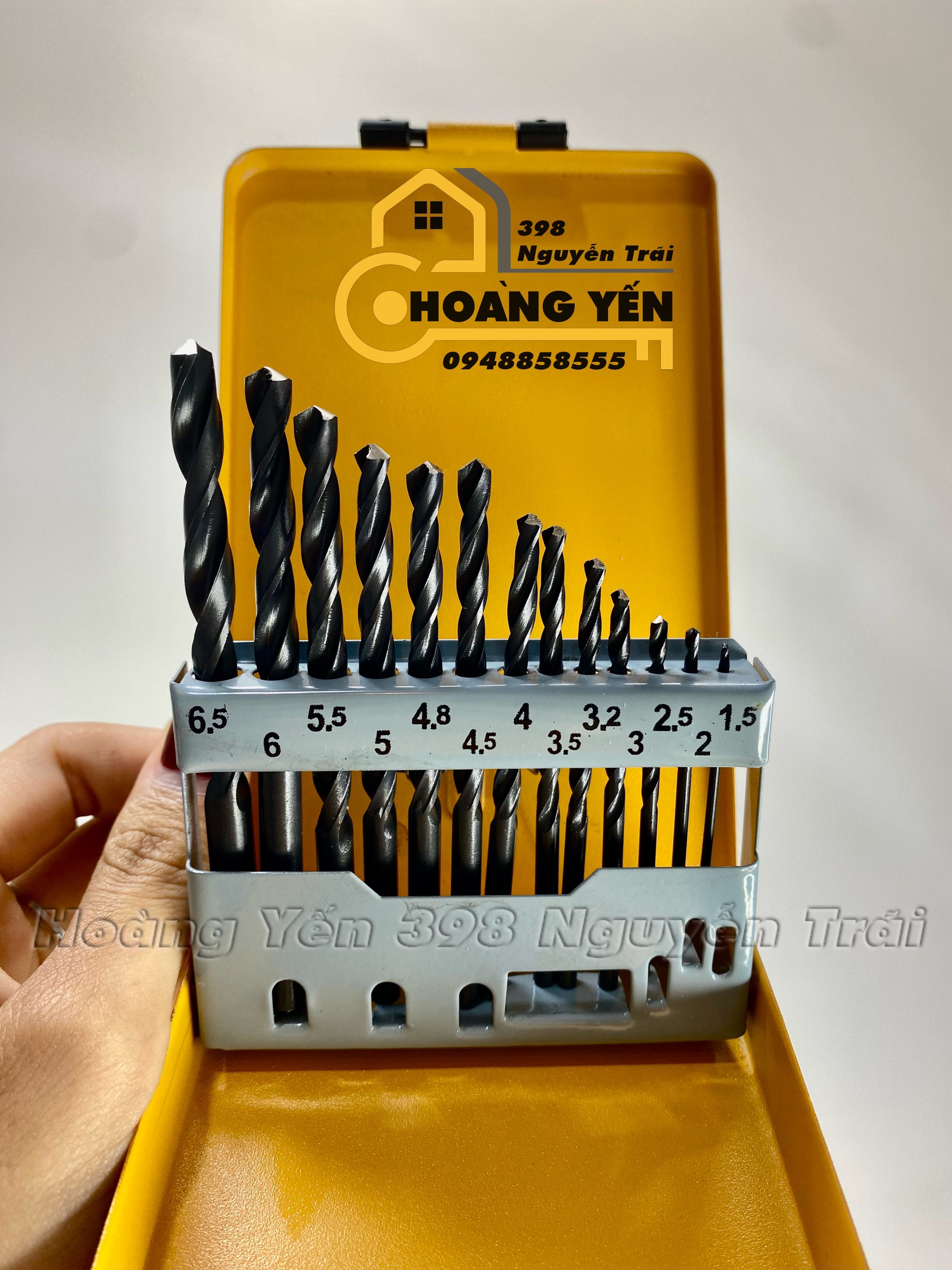 Bộ Khoan Sắt Công Nghiệp 13 Món Tolsen 75080