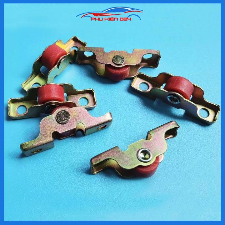 Con lăn ròng rọc bánh xe nhựa K32 cho cửa lùa tủ kính hai lại 38mm/44mm