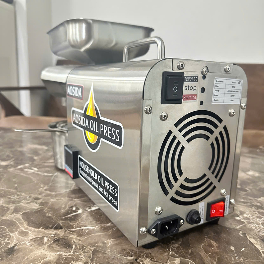 Máy Ép Dầu Thực Vật Gia Đình AOSIDA Mã A250 Thương hiệu Anh Quốc cao cấp, Công Suất Tới 1200W - Bảo hành 12 Tháng (Hàng Nhập Khẩu)