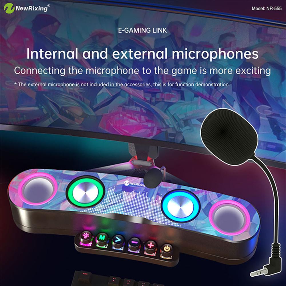 Kết nối TWS Bluetooth 5.0 Loa không dây Máy tính đầy màu sắc Gọi máy tính Gaming Link Micro
