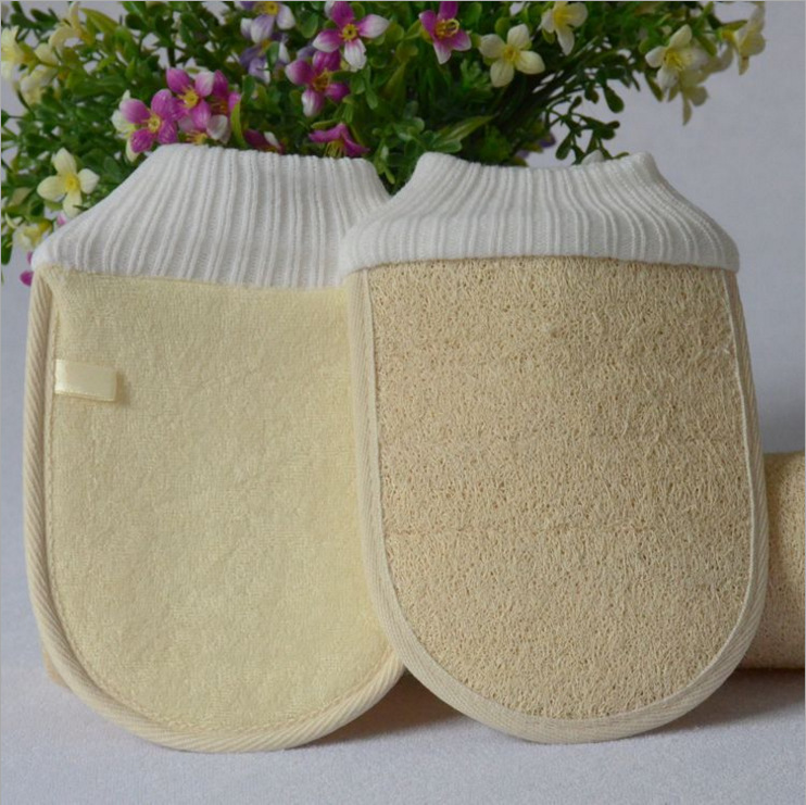 Găng tay xơ mướp cao cấp HT SYS Loofah Pad