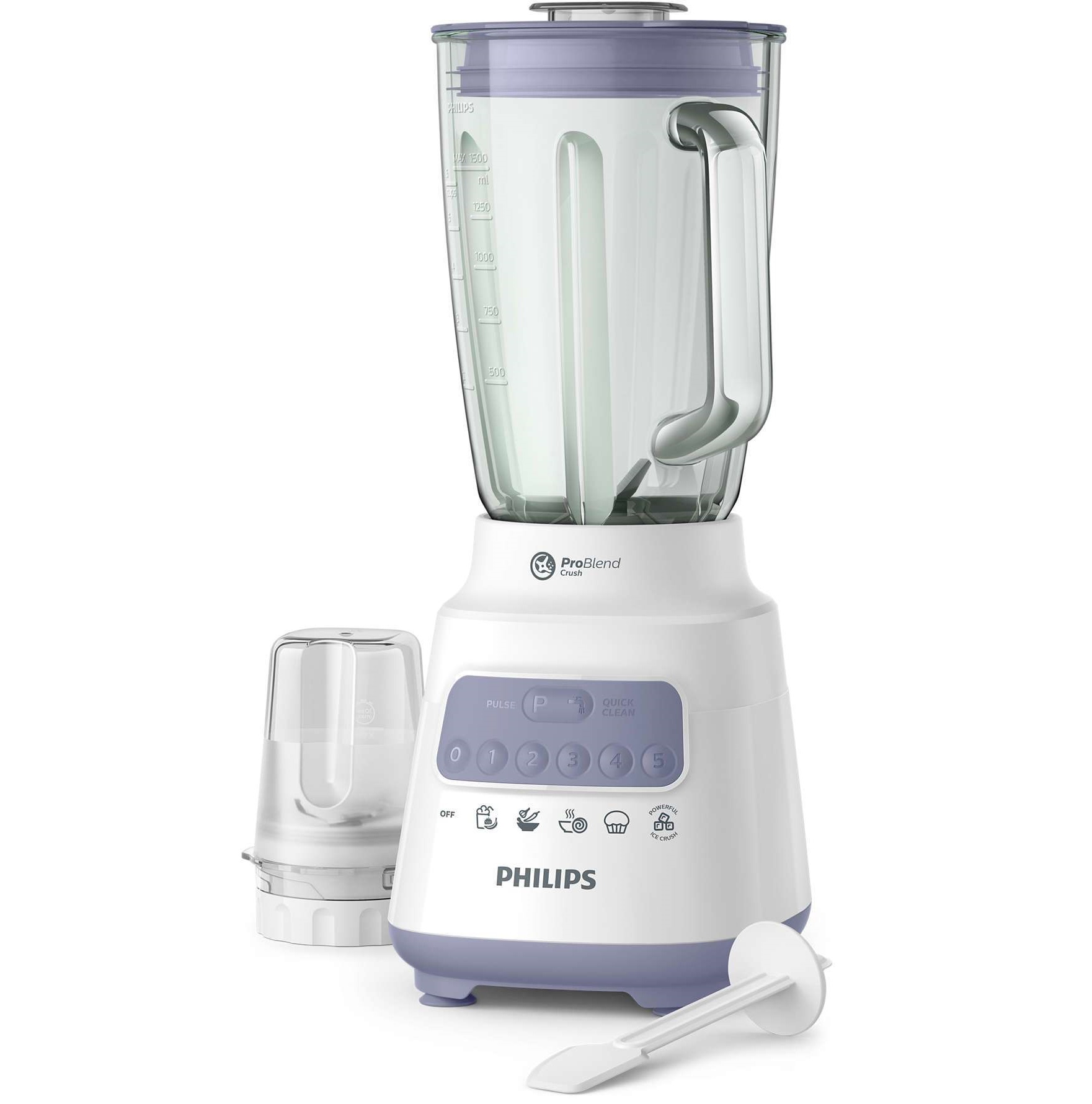 Máy xay sinh tố 700w, cối thủy tinh 1.5 lít Philips HR2222/00 - Hàng chính hãng
