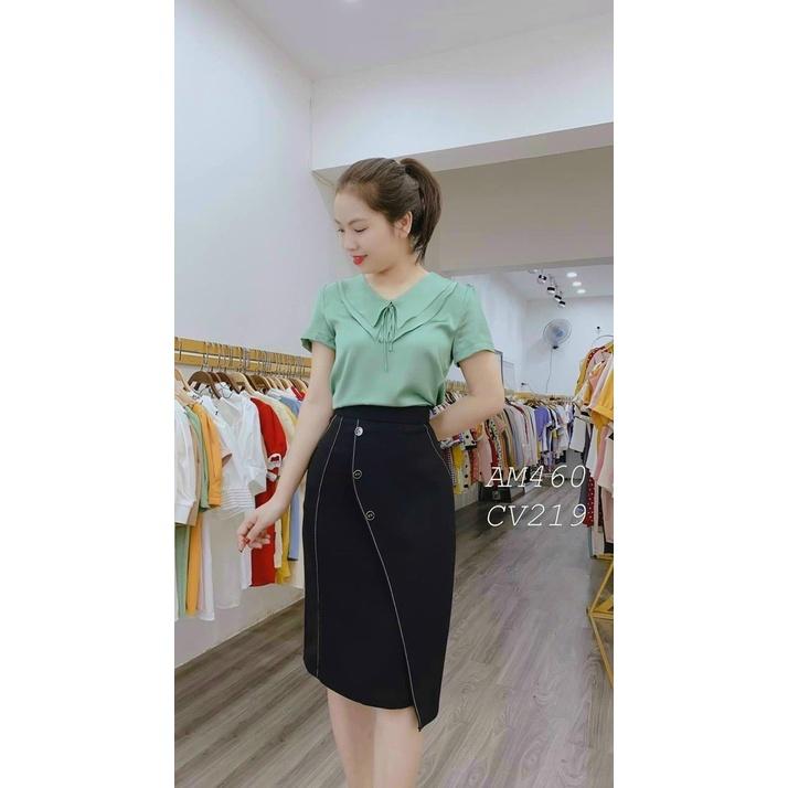 Chân váy dài cơ bản dáng suông công sở nhiều màu, nhiều size.