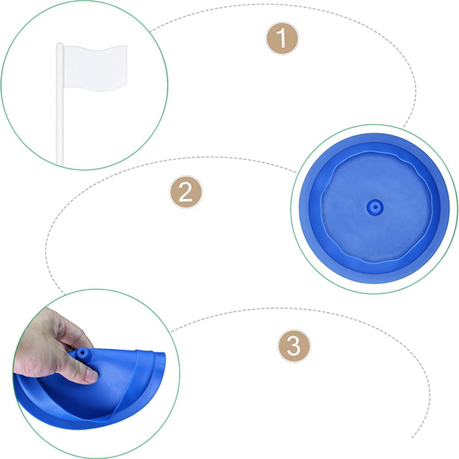 Golf Putting Cup Adults Practice Durable with Flag Putting Training Aid