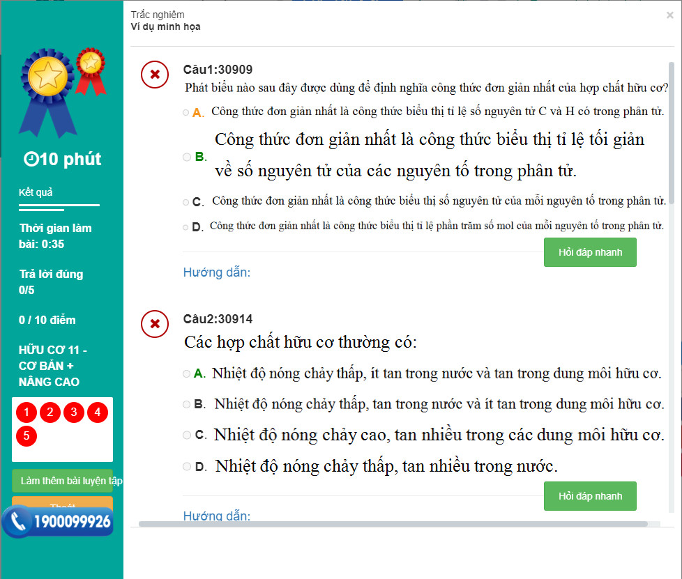 Khóa học HÓA HỮU CƠ 11 - CƠ BẢN và NÂNG CAO thầy Dương Tiến Tài - 09 tháng