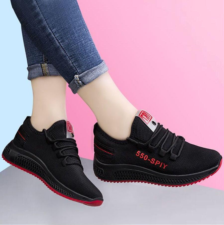 Giầy thể thao sneaker nữ buộc dây V202