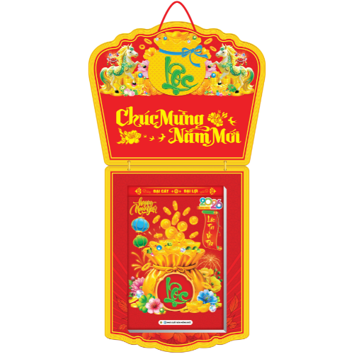 Lịch Tết 2026 - Khánh Lịch Bloc Siêu Đại  20X30Cm (Nhiều Chủ Đề)
