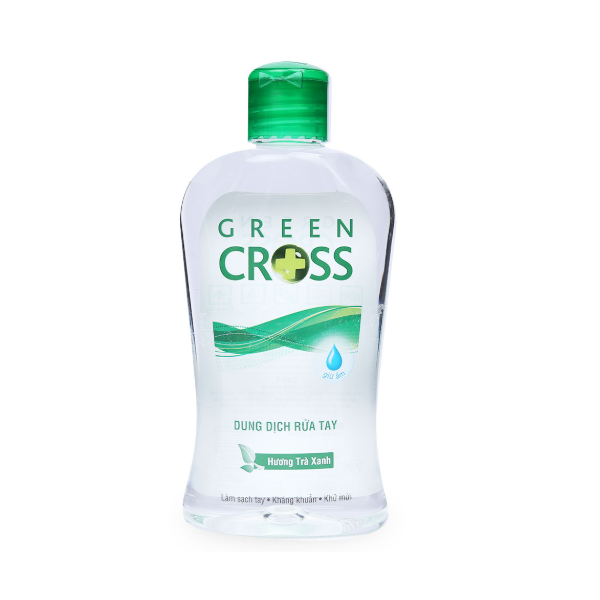 Nước Rửa Tay Green Cross Hương Trà Xanh (250ml)