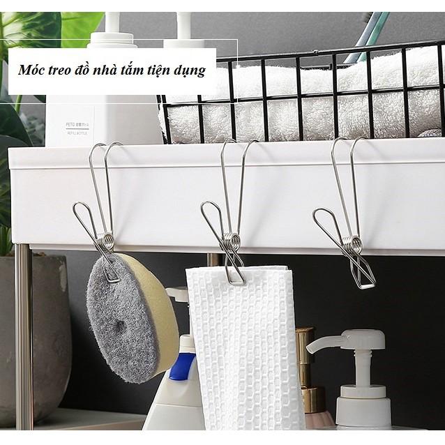 Kẹp Inox Phơi Đồ, Kẹp Treo Đồ Đa Năng 9cm