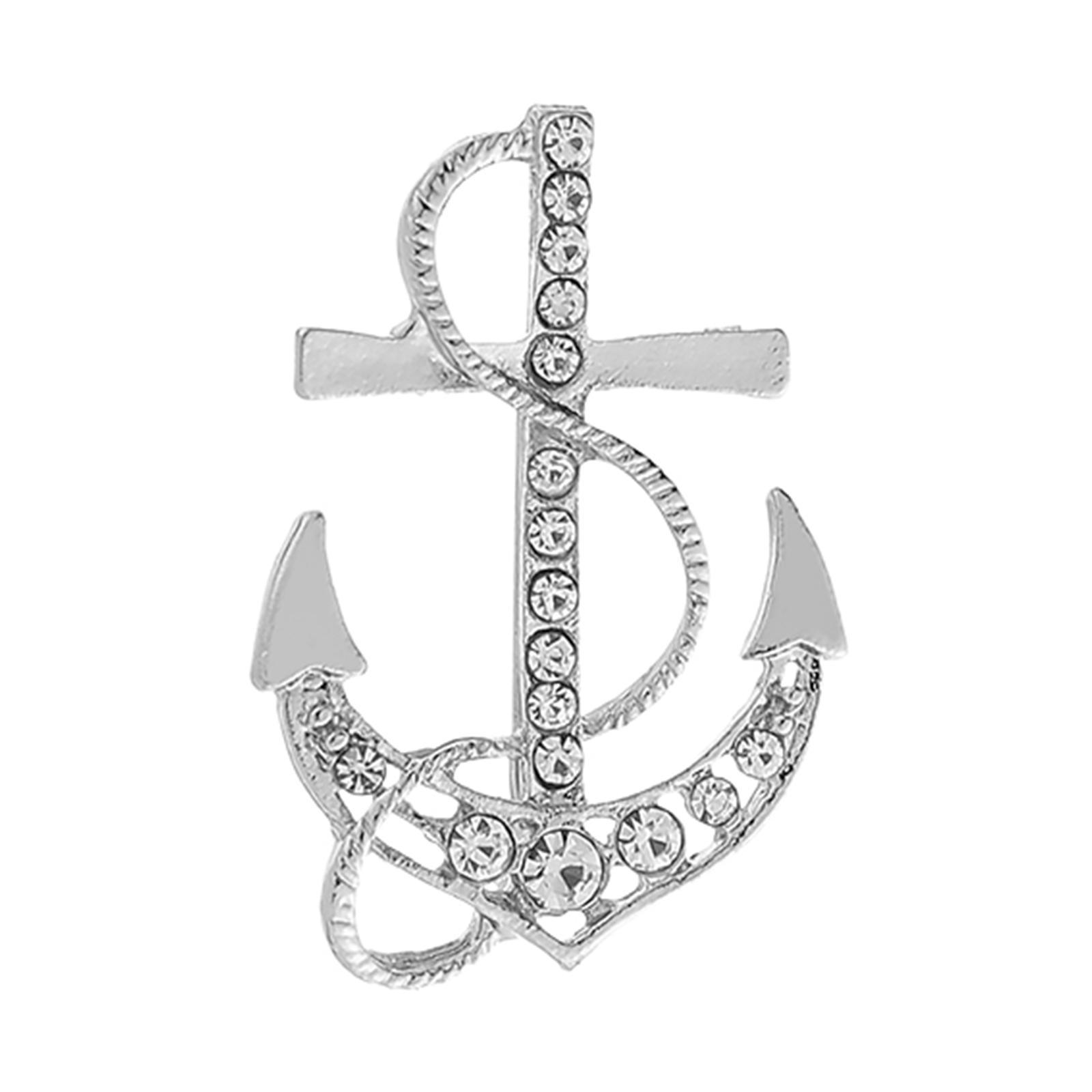 Anchor Brooch Luxurious 's Accessories for Ceremony Scarf Dance