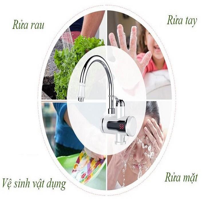 vòi nước nóng trực tiếp cao cấp chống giật - vòi nước nóng